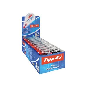 Boite de 10 Rollers de correction MINI POCKET MOUSE Décor 5 mm x 6 m TIPP-EX