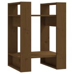 vidaXL Bibliothèque/Séparateur de pièce Marron miel 41x35x57 cm Pin