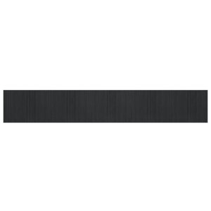 vidaXL Tapis rectangulaire gris 80x500 cm bambou