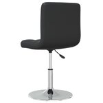vidaXL Chaises à manger lot de 6 noir similicuir