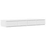 vidaXL Cadre de lit Blanc 120x200 cm