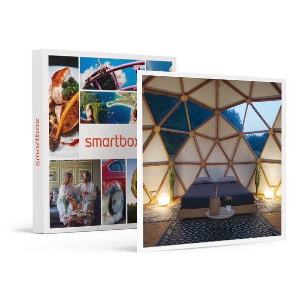 SMARTBOX - Coffret Cadeau Séjour insolite en famille : 2 jours en dôme près d’Aurillac -  Séjour