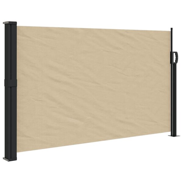 vidaXL Auvent latéral rétractable beige 120x300 cm