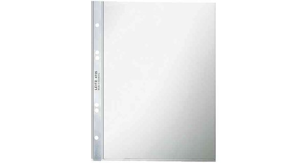 Pack de 100 Pochettes perforée Super A5 PVC 0,08 mm LEITZ