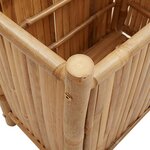 vidaXL Jardinière 50x30x50 cm bambou