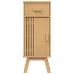 armoire de rangement de salle de bain vidaXL 35x30x90 cm en bois de pin massif