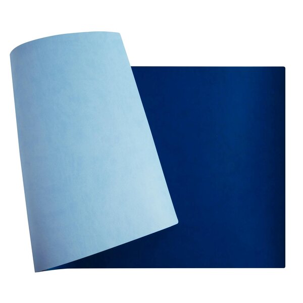 Sous-main Souple Pu Bicolore - Marine/ciel - Exacompta