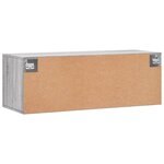 vidaXL Armoire murale sonoma gris 100x36 5x35 cm bois d'ingénierie