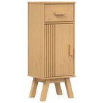 vidaXL Ensemble de meubles de salle de bain en pin 3 pièces