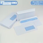 Lot de 500 Enveloppes blanches DL avec FENÊTRE - gamme Courrier+