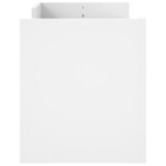 vidaXL Meuble TV Blanc 100x35x40 cm Bois d'ingénierie
