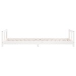 vidaXL Cadre de lit pour enfants blanc 80x200 cm bois de pin massif