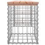 vidaXL Banc de jardin design gabion 103x31x42cm bois massif de douglas