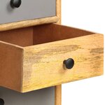 vidaXL Buffet 110x30x82 cm Bois de manguier massif