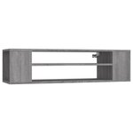 vidaXL Armoire TV suspendue Sonoma gris 100x30x26 5 cm Bois Ingénierie