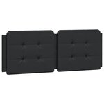 vidaXL Cadre de lit avec LED sans matelas noir 120x200 cm