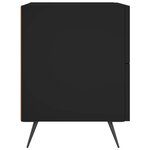 vidaXL Tables de chevet 2 Pièces noir 40x35x47 5 cm bois d’ingénierie