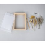 Kit Cadre bois Fleurs séchées   FSC 100