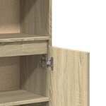 vidaXL Armoire salle de bain chêne sonoma 30x30x100 cm