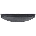vidaXL Tapis d'escalier autocollants 15 Pièces 56x17x3 cm Anthracite
