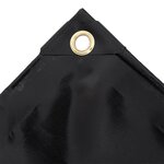 vidaXL Bâche de protection 650 g/m² 2x3 m Noir