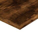 vidaXL Étagères murales 4Pièces chêne fumé 100x20x1 5cm bois d'ingénierie