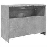 vidaXL Armoire d'évier gris béton 78x37x59 cm Bois d'ingénierie