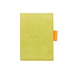 Porte-bloc Simili Cuir 8.4 x 11.5 cm+ bloc N°11 - Anis