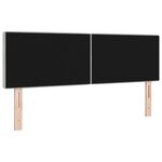 Tête de lit vidaXL avec boutons en cristal capitonnée gris clair 140 cm en velours
