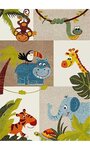 Tapis pour chambre Enfant 80 x 150 cm - Multicolore