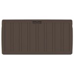 vidaXL Boîte à coussins Marron 117x45 5x57 5 cm 270 L