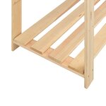 vidaXL Étagères de rangement à 5 niveaux 5Pièces 170x38x170 cm Pin 500 kg