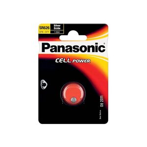 Blister de 1 pile bouton oxyde d'argent SR60 (SR621 EL) PANASONIC