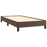 vidaXL Cadre de lit Marron 80x200 cm Similicuir