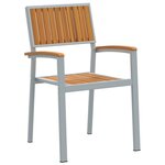vidaXL Ensemble de salle à manger de jardin 7 pièces en bois solide d'acacia et métal