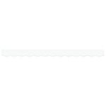 vidaXL Valance d'Auvent pour Cadre de 2 5 m Blanc 2 3x0 2 m