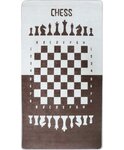Tapis enfant Echec 100 x 150 cm - Marron