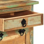 vidaXL Armoire à chaussures 4 couches avec tiroir Bois de récupération