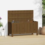 vidaXL Boîte de rangement de jardin Marron miel 108x42 5x54cm Bois pin