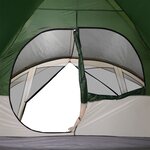 vidaXL Tente de cabine familiale 6 personnes vert imperméable
