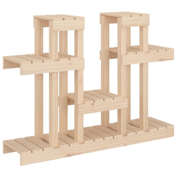 vidaXL Support à plantes 104 5x25x77 5 cm Bois massif de pin