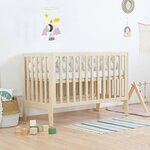 Lit bébé KIPPY 60 x 120 verni