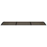 vidaXL Auvent de porte Noir 300x75 cm Polycarbonate
