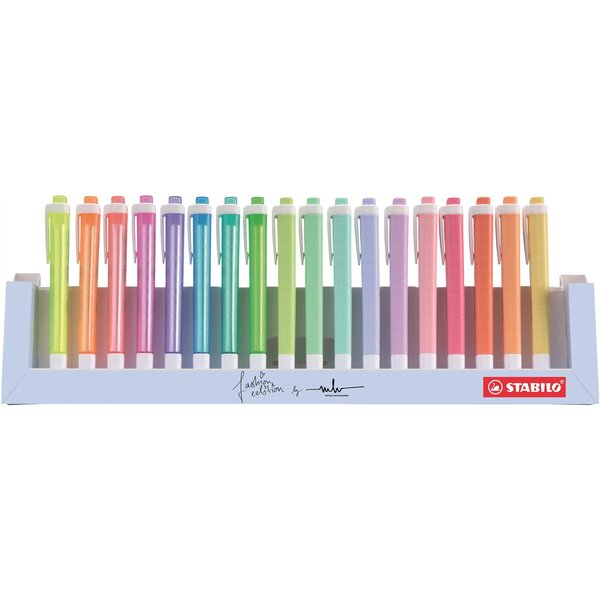 Pack Chevalet de 18 Surligneurs Swing Cool x 5 STABILO