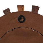 vidaXL Miroir mural Bois de récupération massif 70 cm
