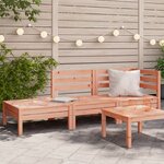 vidaXL Canapé de jardin 3 places bois massif de douglas