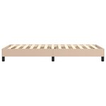vidaXL Cadre de lit sans matelas cappuccino 90x200 cm similicuir