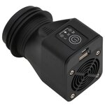 vidaXL Poêle à bois avec ventilateur USB Argenté 35 5x26x28 cm Inox