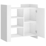 vidaXL Buffet blanc 73 5x35x75 cm bois d’ingénierie