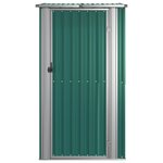 vidaXL Abri de jardin Vert 118 5x97x209 5 cm Acier galvanisé